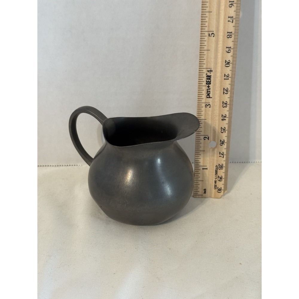 Royal Holland Pewter K.M.D. Tiel Small Cream Pitcher Jug Vintage Dutch Ware‎